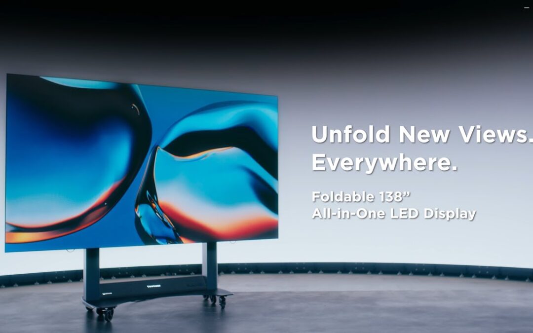 Rewolucyjny składany monitor LED ViewSonic LDS138-151 – mobilność i funkcjonalność w jednym